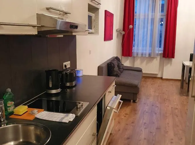 Vibrant Red Apartment I Contactless Check-In